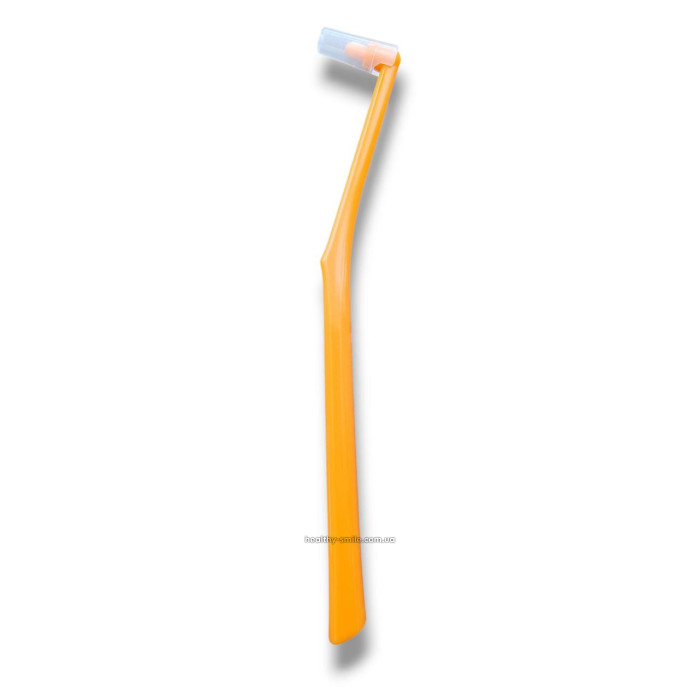 Healthy Smile Tuft Medium 6 мм монопучковая зубная щетка, Оранжевая